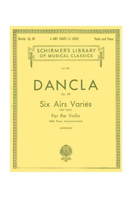Dancla 6 Airs Varies Opus 89 for Violin and Piano Vol 1(Schirmer)