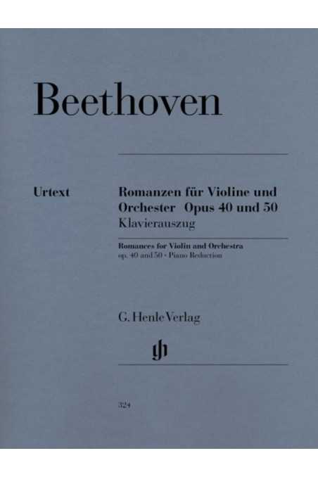 Beethoven, Romances in G Major Op. 40 and Op. 50 for Violin and Piano Urtext (Henle Verlag)