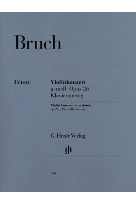 Bruch, Concerto in G Minor Op. 26 for Violin and Piano (Henle)