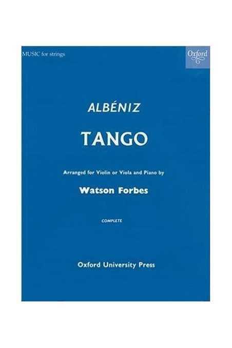 Albeniz Tango arr for violin/Viola and Piano by Watson Forbes
