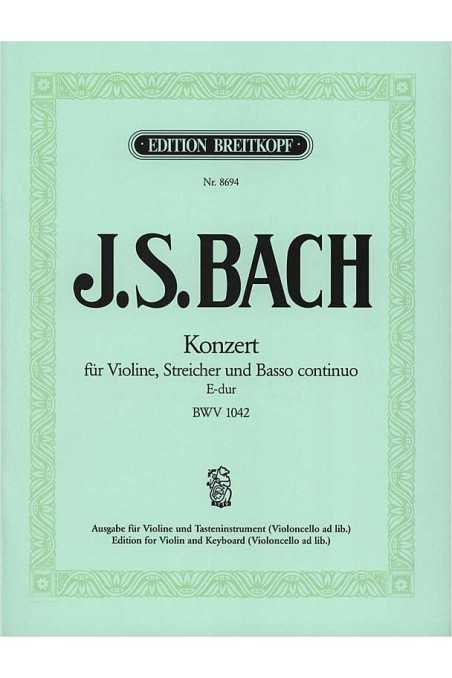 Bach, Konzert in E Major for Violin, Strings and Basso Continuo