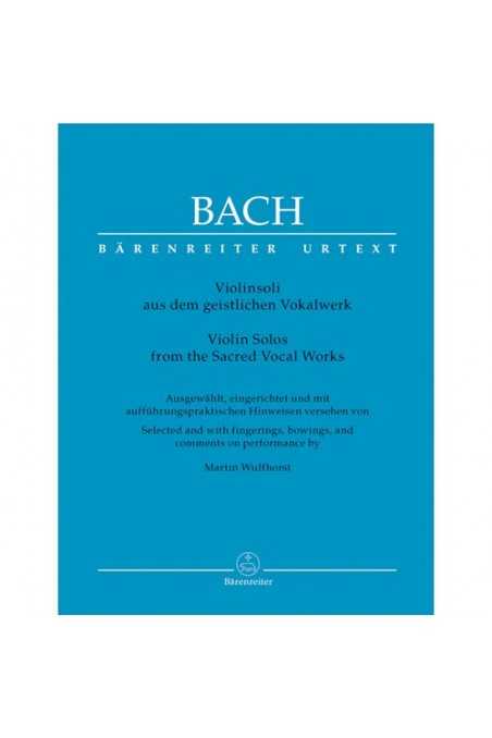 Bach, Violin Solos from the Sacred Vocal Works