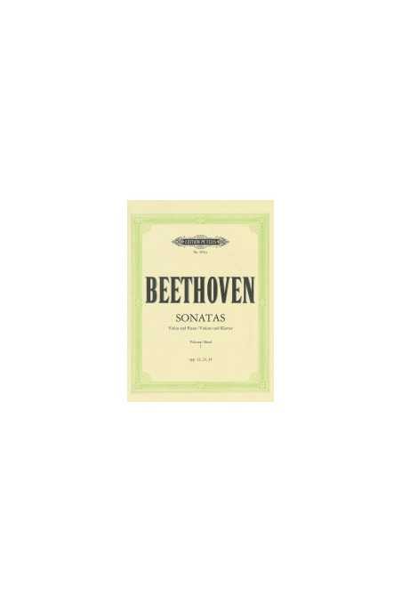 Beethoven Sonatas for Violin and Piano Vl 1 (Peters)