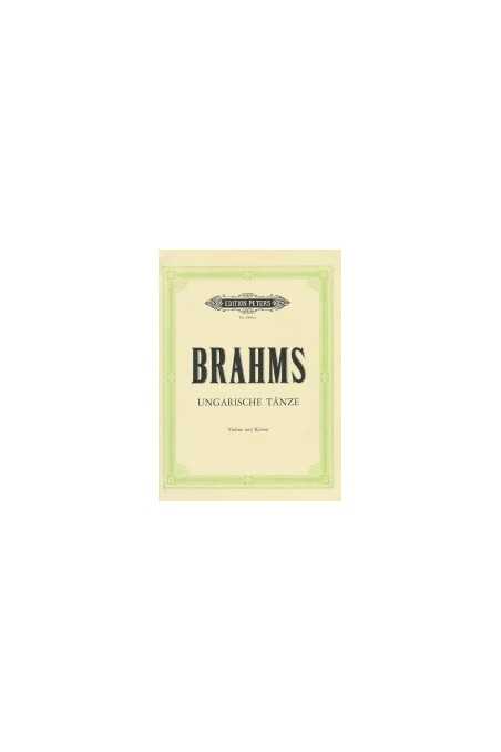 Brahms Hungarian Dances for Violin and Piano (Peters)