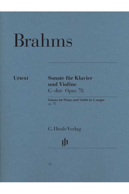Brahms, Sonata for Piano and Violin G Major Op78 ( Henle)