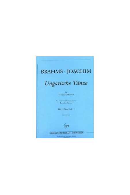 Brahms-Joachim Hungarian Folk Dances 1-5 for Violin (Edition Butorac)