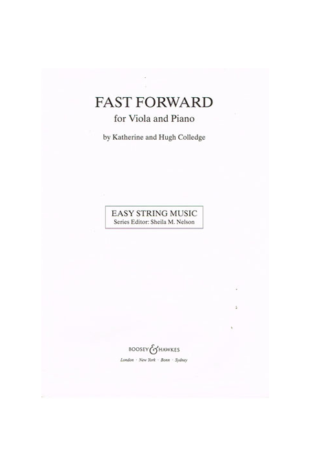 Colledge, Fast Forward for Violin part only (Boosey & Hawkes)