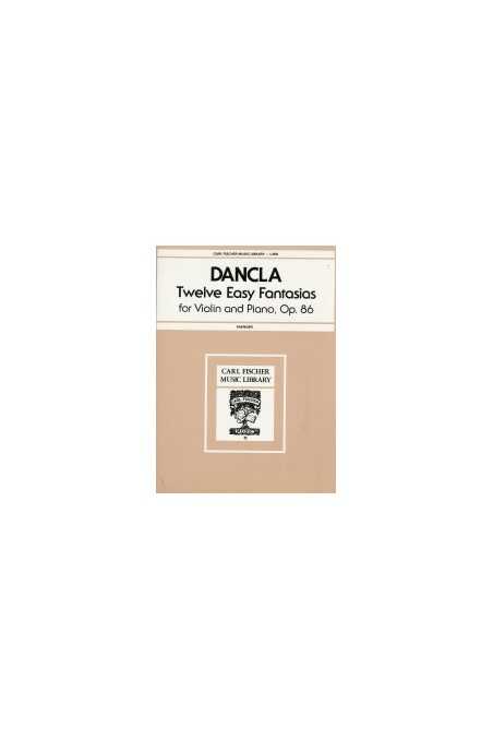Dancla, 12 Easy Fantasias for Violin and Piano Op.86 (Fischer)