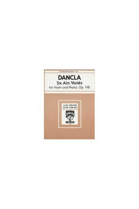 Dancla, 6 Airs Varies for Violin and Piano Op. 118 (Fischer)