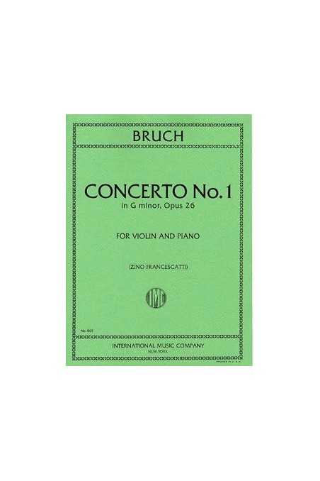 Bruch, Concerto No. 1 in G Minor Op 26 for Violin and Piano (IMC)