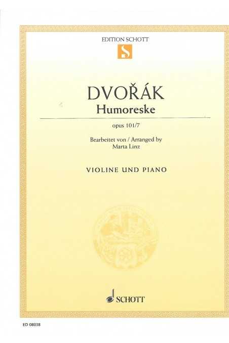 Dvorak Humoreske Op 101/7 for violin (Schott)