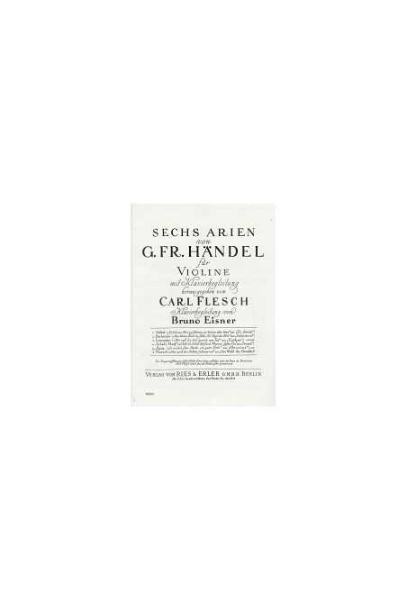 Handel, Aria for Violin arr Flesch (Ries & Erler)