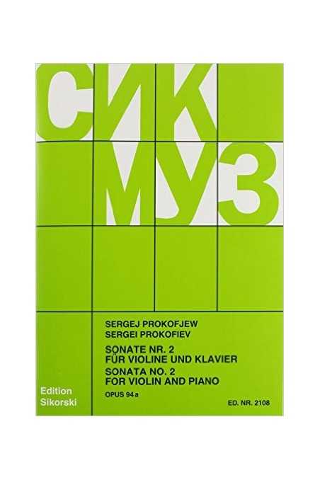 Prokofiev, Sonata no. 2 for violin and piano Op.94a