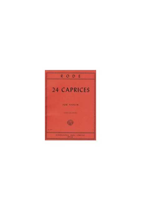 Rode, 24 Caprices for Violin Ed by Galamian (IMC)