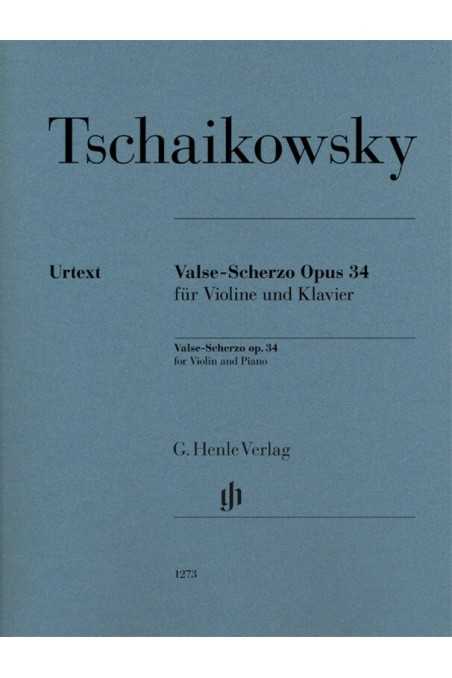 Tchaikovsky, Valse-Scherzo Op. 34 for Violin (Henle)