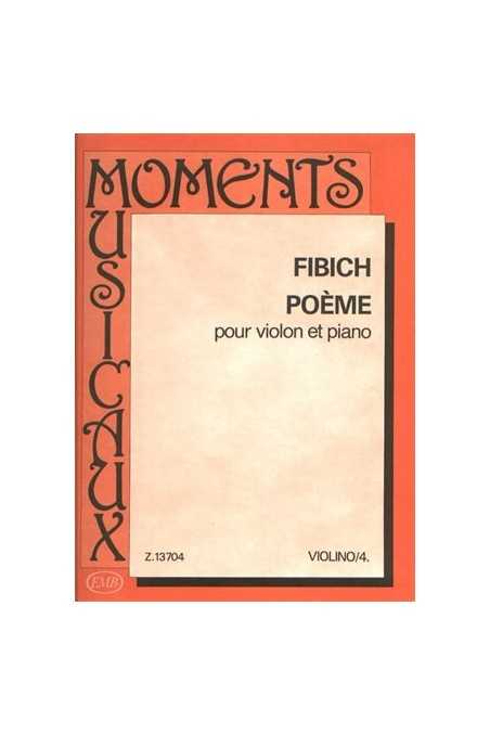 Poeme pour violon et piano by Fibich (EMB)