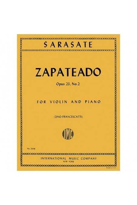 Zapateado Opus 23 No 2 for violin and piano Sarasate (IMC)