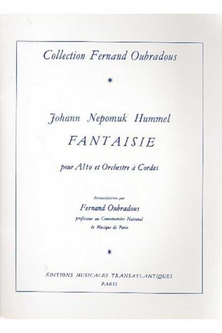 Hummel Fantaisie for Viola (Editions Musical)