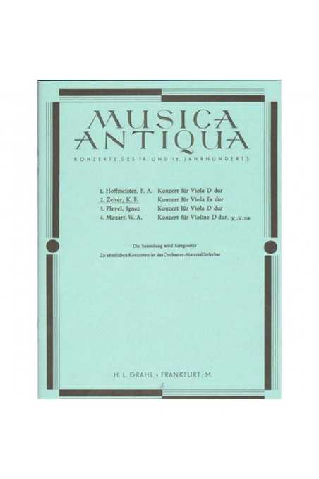 Zelter, Viola Concerto (Musica Antiqua)
