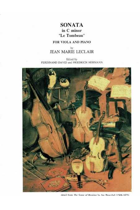 Leclair, Sonata in C minor " Le Tombeau' for viola and piano