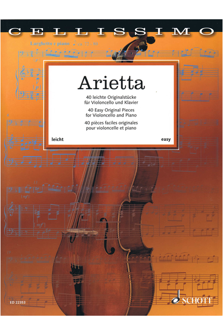 Arietta - 40 Easy Original Pieces for Cello & Piano
