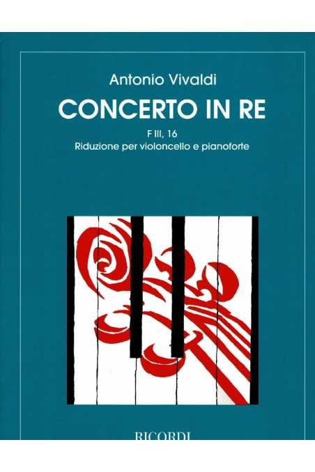 Vivaldi, Concerto in RE for Cello ( Ricordi)
