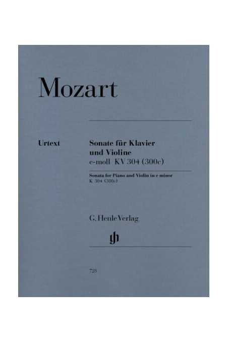 Mozart, Sonatas in E minor K304 for Violin and Piano ( Henle)