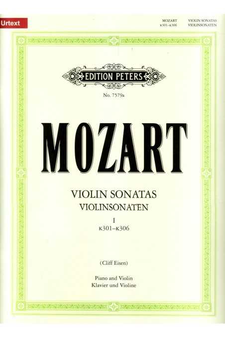 Mozart, Sonatas No1- 9 vol1 fro Violin (Peters)