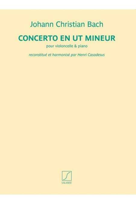 JC Bach, Concerto in C Minor for Cello and Piano (Salabert)