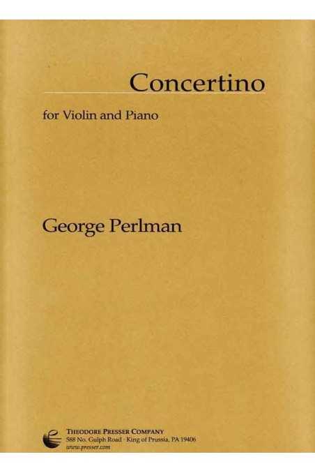 Perlman, Concertino for Violin/Piano (Theodore Presser Company)