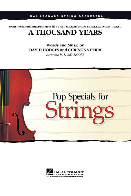 Moore, A thousand years (Twilight) for String Orchestra