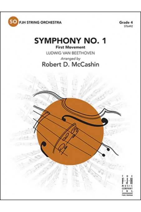Beethoven arr. McCashin, Symphony No. 1 First Movement for String Orchestra Grade 4 (FJH)