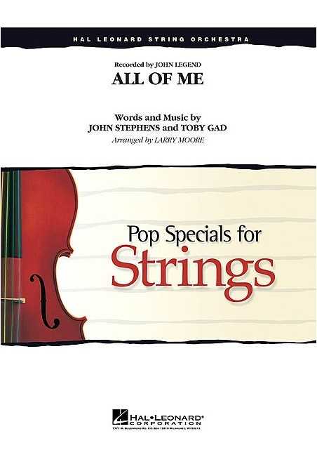 Moore, All of me (John Legend) - String Orchestra - Grade 3/4