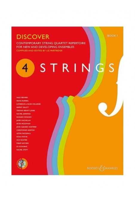 4 Strings - Contemporary String Quartet Repertoire for New and Developing Ensembles Book 1 (Score and CD Only)