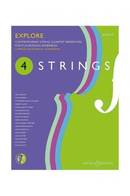 4 Strings - Contemporary String Quartet Repertoire for New and Developing Ensembles Book 2 (Score and CD Only)