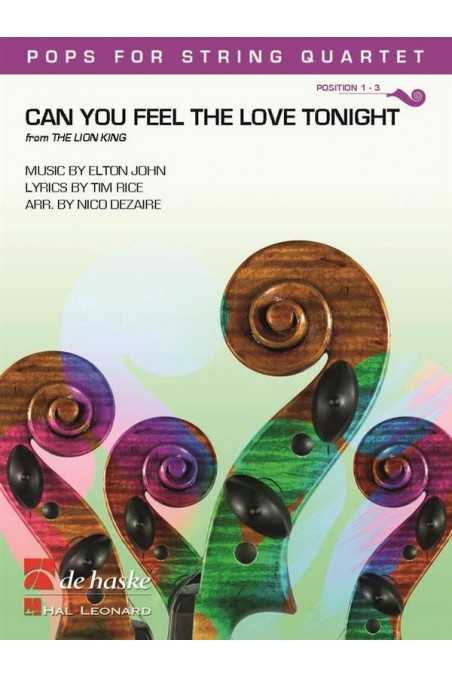 Can You Feel the Love Tonight for String Quartet (Hal Leonard)