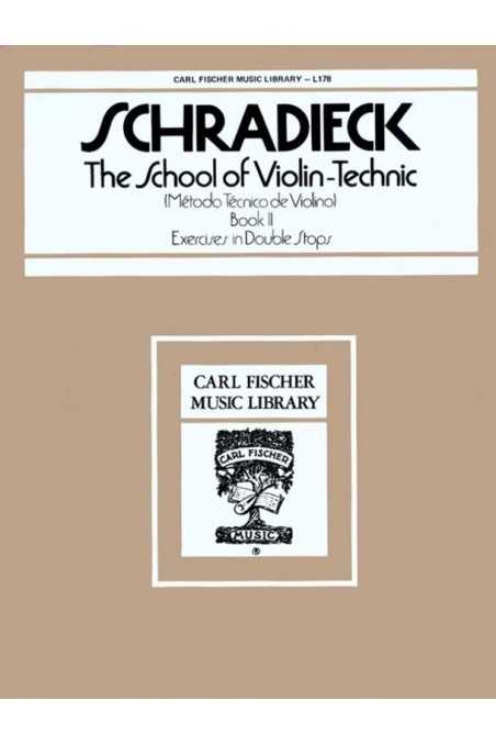 Schradieck, The School For Violin Technics Book 2 (Fischer)