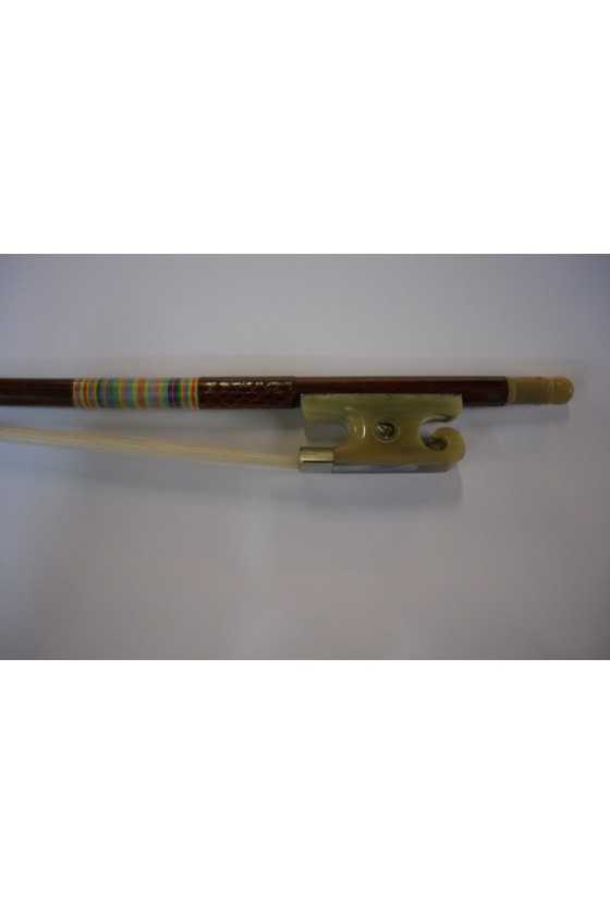 Cello Bow with Ornate Horn Frog