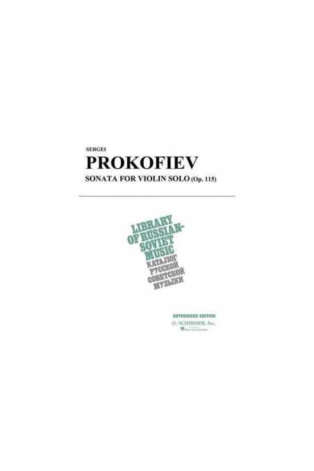 Prokofiev, Sonata No. 1 for Solo Violin (Schimer)