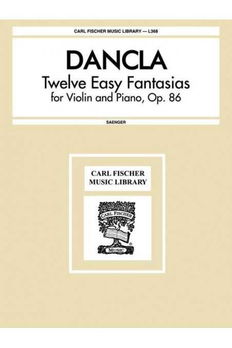Dancla, 12 Easy Fantasies for Violin and Piano Op.86
