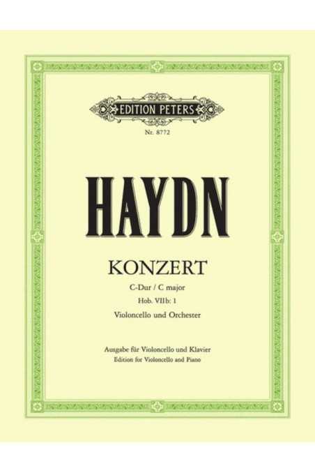 Haydn, Concerto No. 1 in C Major for Cello and Piano (Peters)