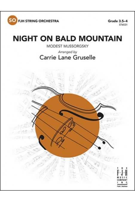 Mussorgsky arr. Gruselle, Night on Bald Mountain for String Orchestra Grade 3.5-4 (FJH)