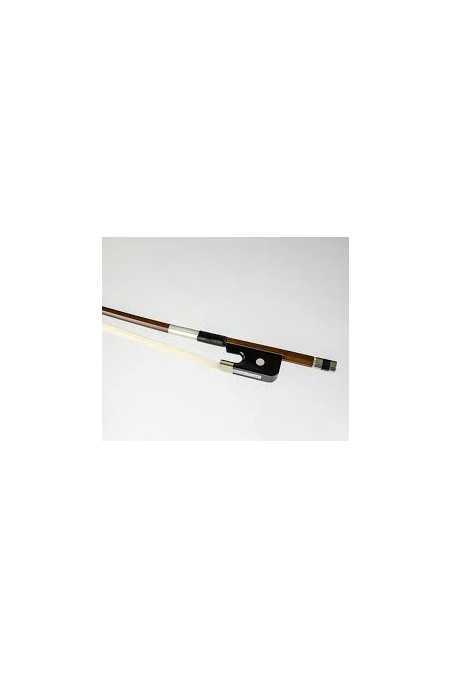 W. E. Dorfler Double Bass Bow (French Style) - No. 20A, Pernambuco, Octagonal Stick, Silver Mounted