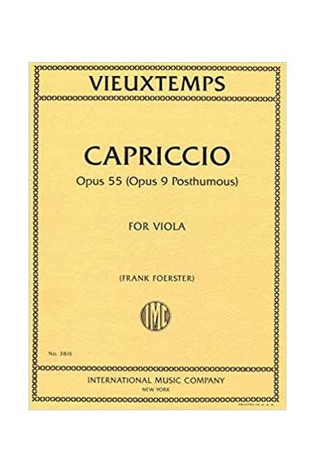 Vieuxtemps, Capriccio Op 55 (Op 9 Posthumous) for Solo Viola (IMC)