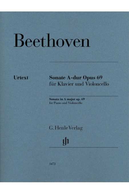 Beethoven, Sonata in A Major Op 69 for Cello and Piano (Henle)