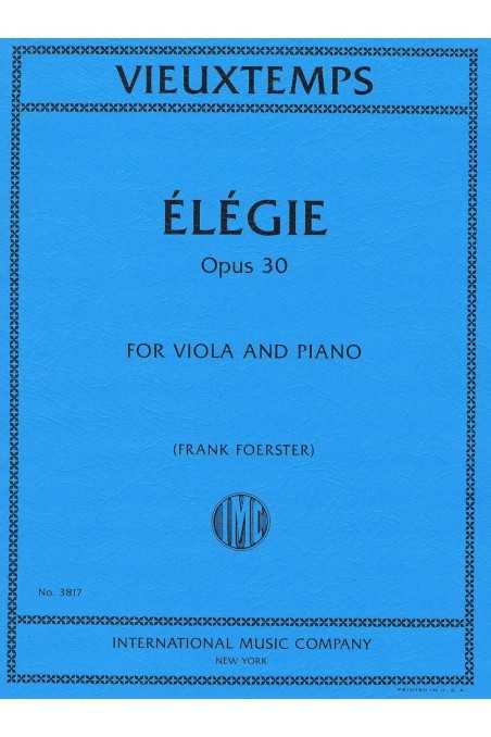 Vieuxtemps, Elegy Op 30 for Viola and Piano (IMC)