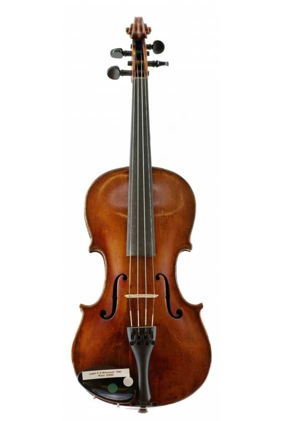 Label C A Miremont Violin 1880 Paris