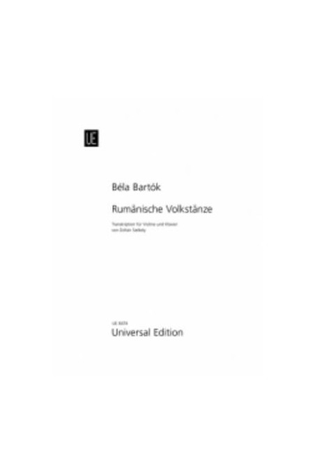 Bartok, Romanian Folk Dance for violin/Piano ( Universal Edition)