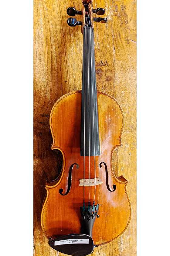 French Style German Violin c 1920