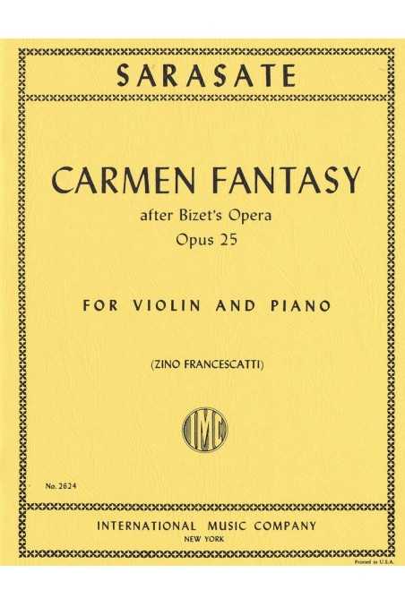 Sarasate Carmen Fantasy Op.25 for Violin & Piano (IMC)